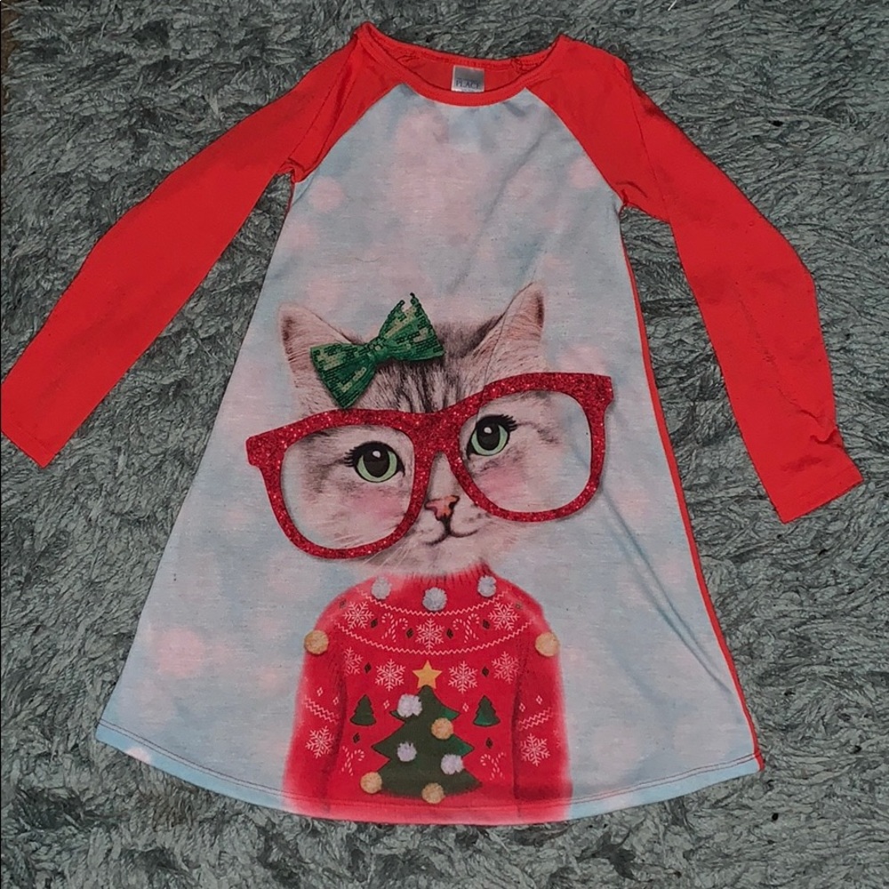 🌸Toddler Girls Holiday Nightgown. Size 4